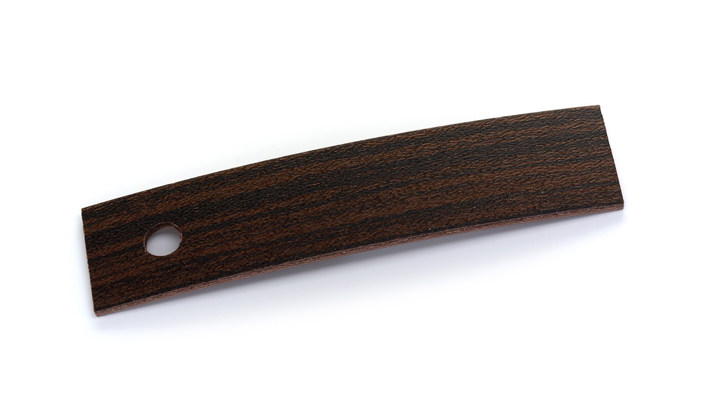 Bordo Plastica  ABS Wengè DECORO LEGNO
