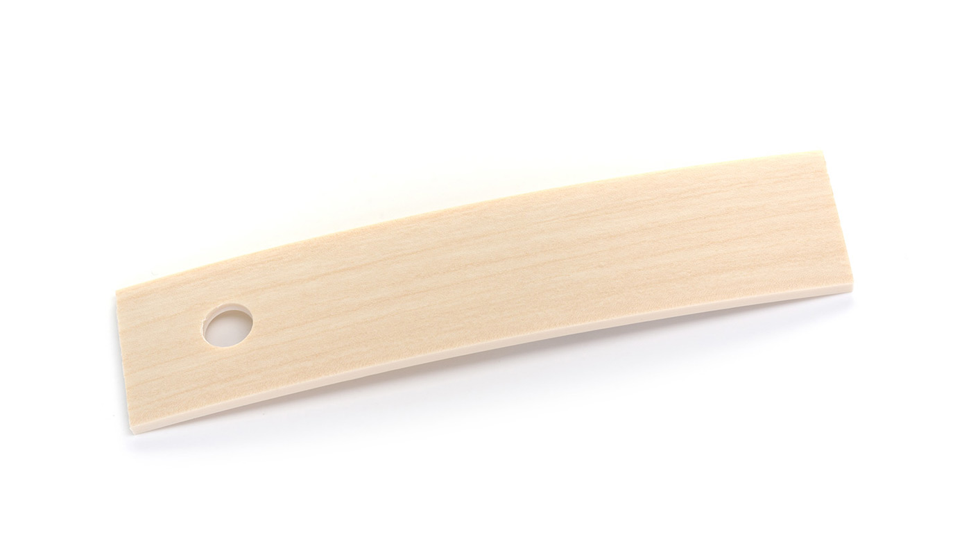 Bordo Plastica  ABS Acero DECORO LEGNO