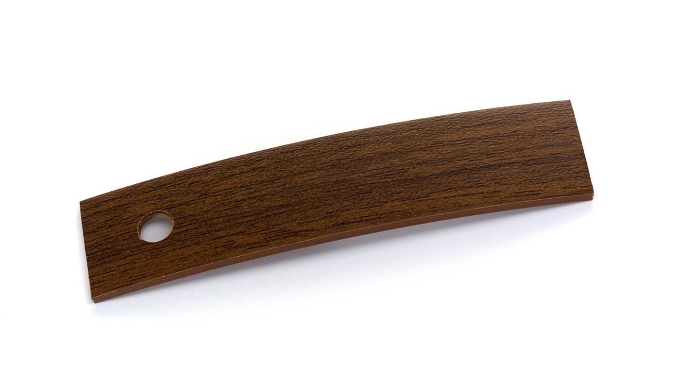 Bordo Plastica  ABS Noce DECORO LEGNO