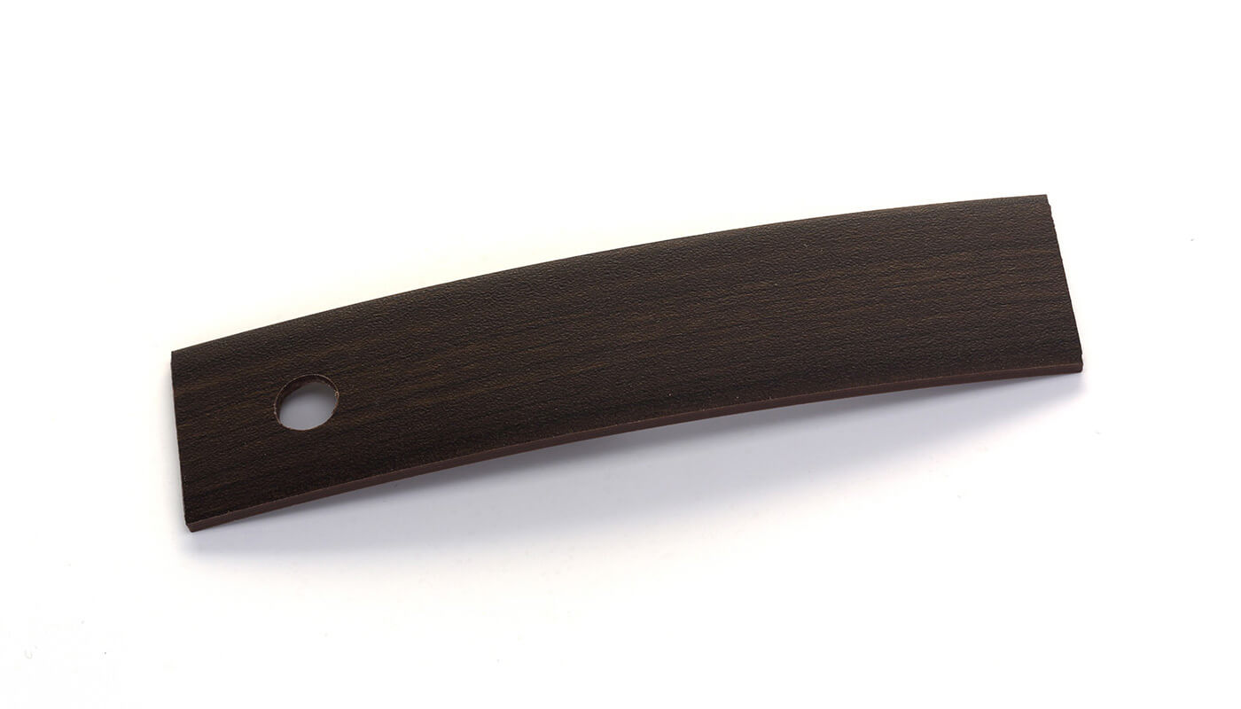 Bordo Plastica  ABS Wengè DECORO LEGNO