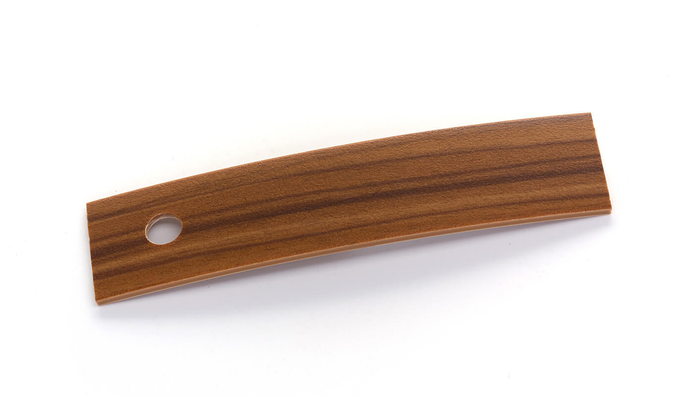 Bordo Plastica  ABS Prugno DECORO LEGNO
