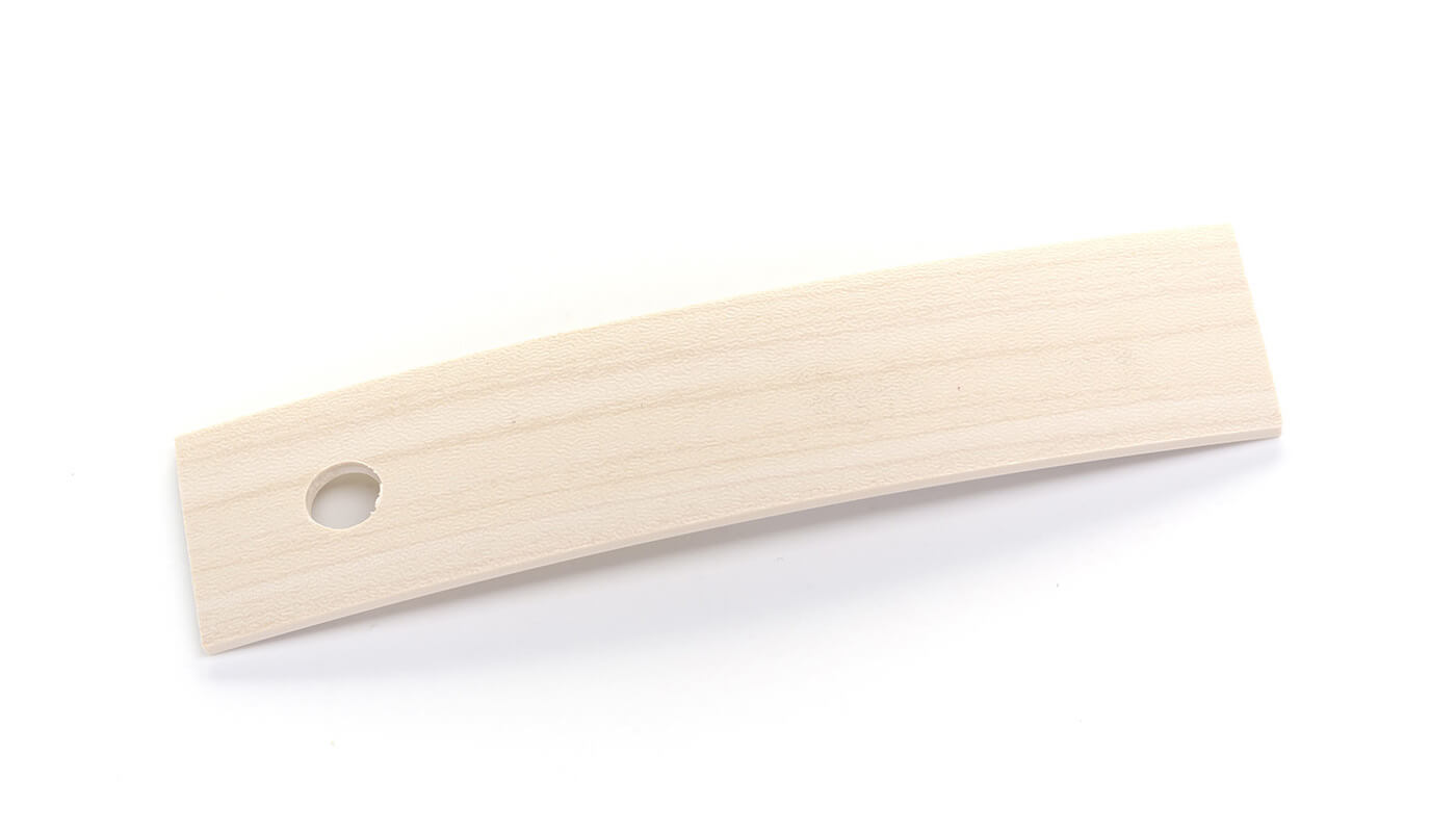 Bordo Plastica  ABS Acero DECORO LEGNO