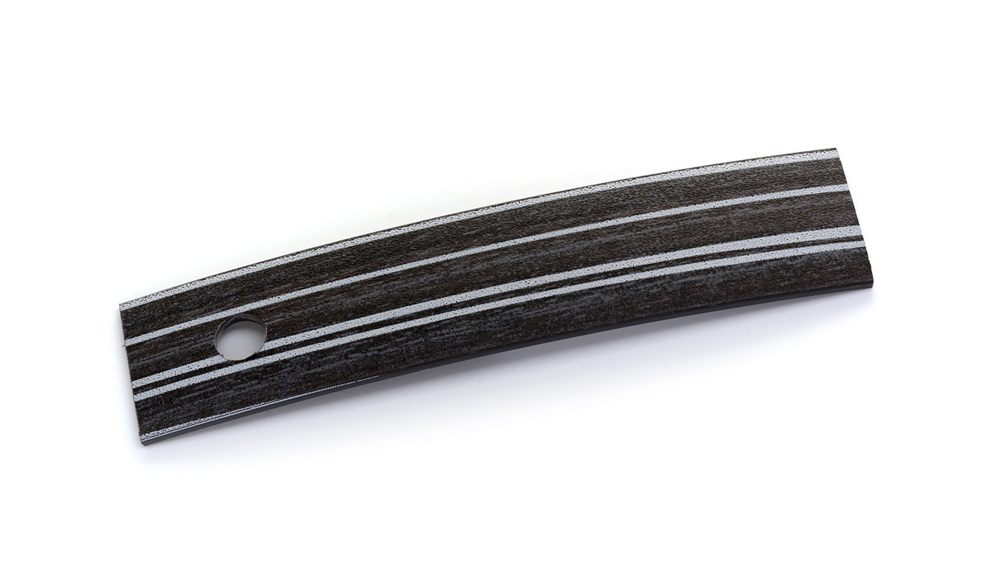 Bordo Plastica  ABS Zebrano Nuovo DECORO LEGNO