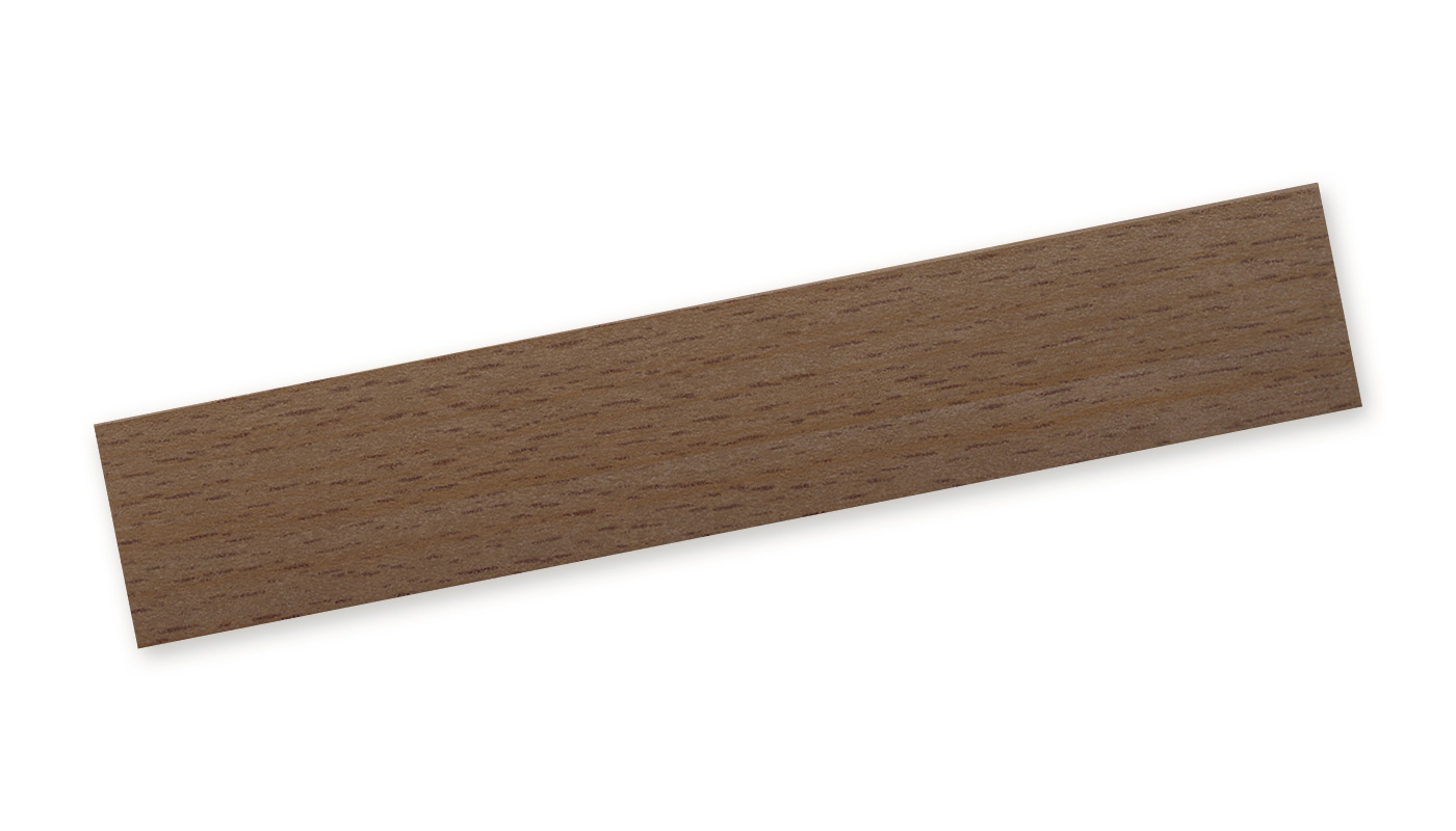 Bordo Plastica  ABS Faggio Scuro DECORO LEGNO