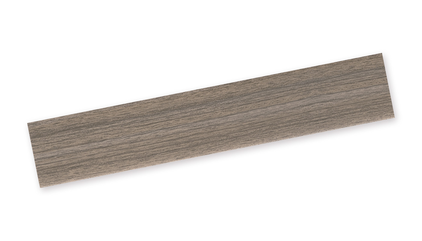Bordo Plastica  ABS Acero Grigio DECORO LEGNO