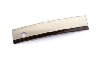 Bordo plastica PMMA Alluminio/Marrone Lucido HIGH-GLOSS