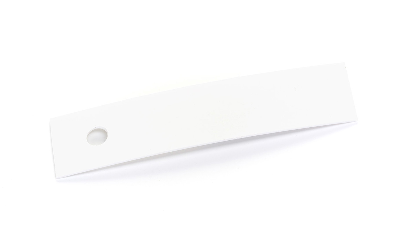 Bordo Plastica  ABS Bianco Cristallo TINTA UNITA