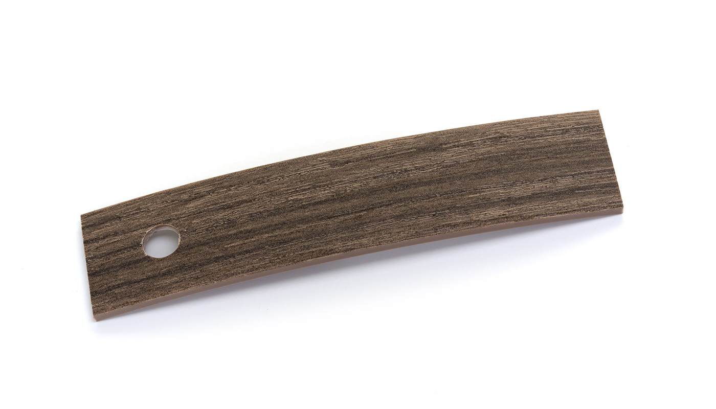 Bordo Plastica  ABS Olmo Marrone DECORO LEGNO