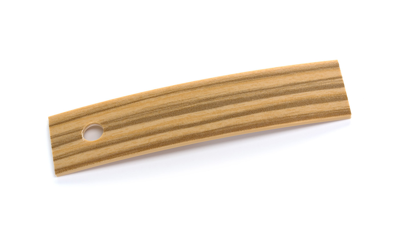 Bordo Plastica  ABS Zebrano DECORO LEGNO