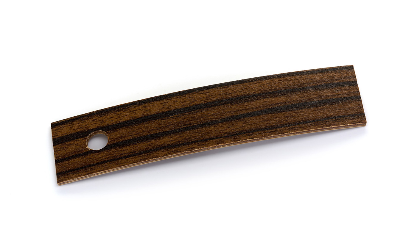 Bordo Plastica  ABS Zebrano DECORO LEGNO
