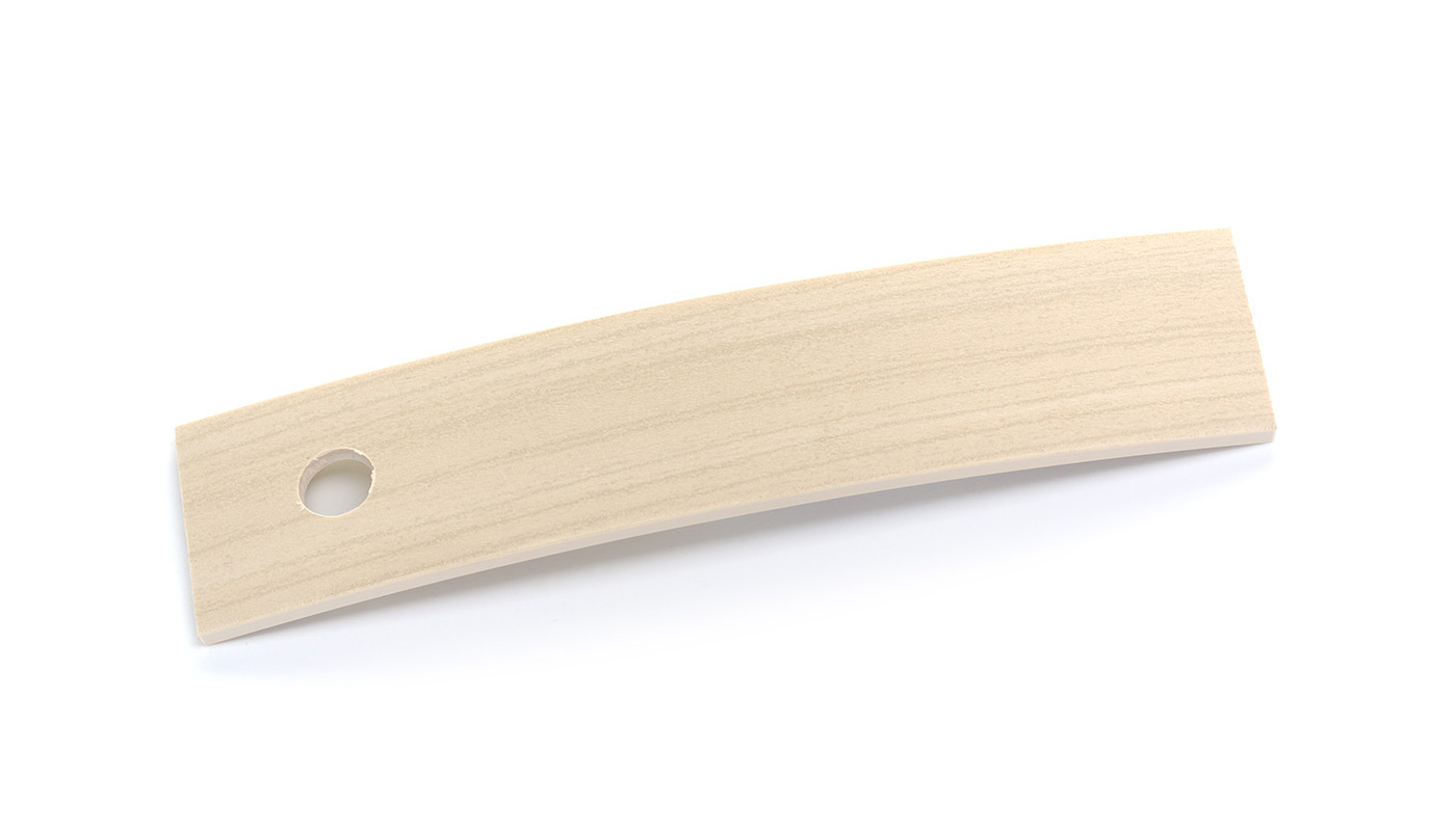 Bordo Plastica  ABS Acero Classico DECORO LEGNO