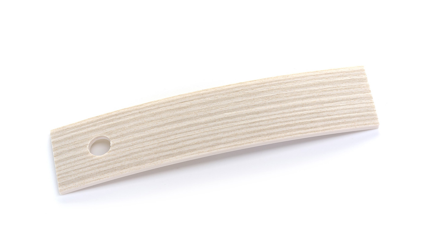 Bordo Plastica  ABS Frassino Crema DECORO LEGNO