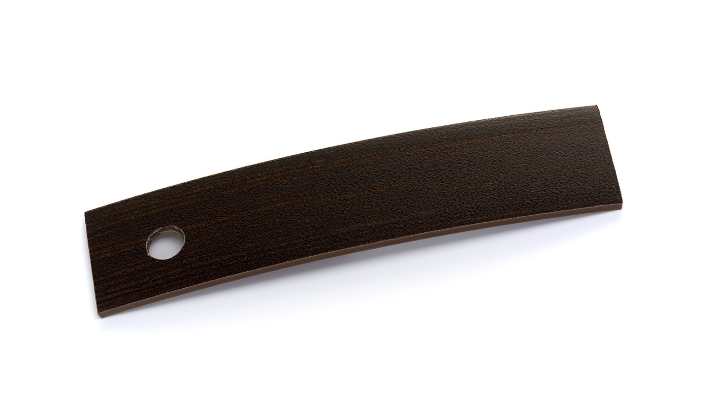 Bordo Plastica  ABS Wengè DECORO LEGNO