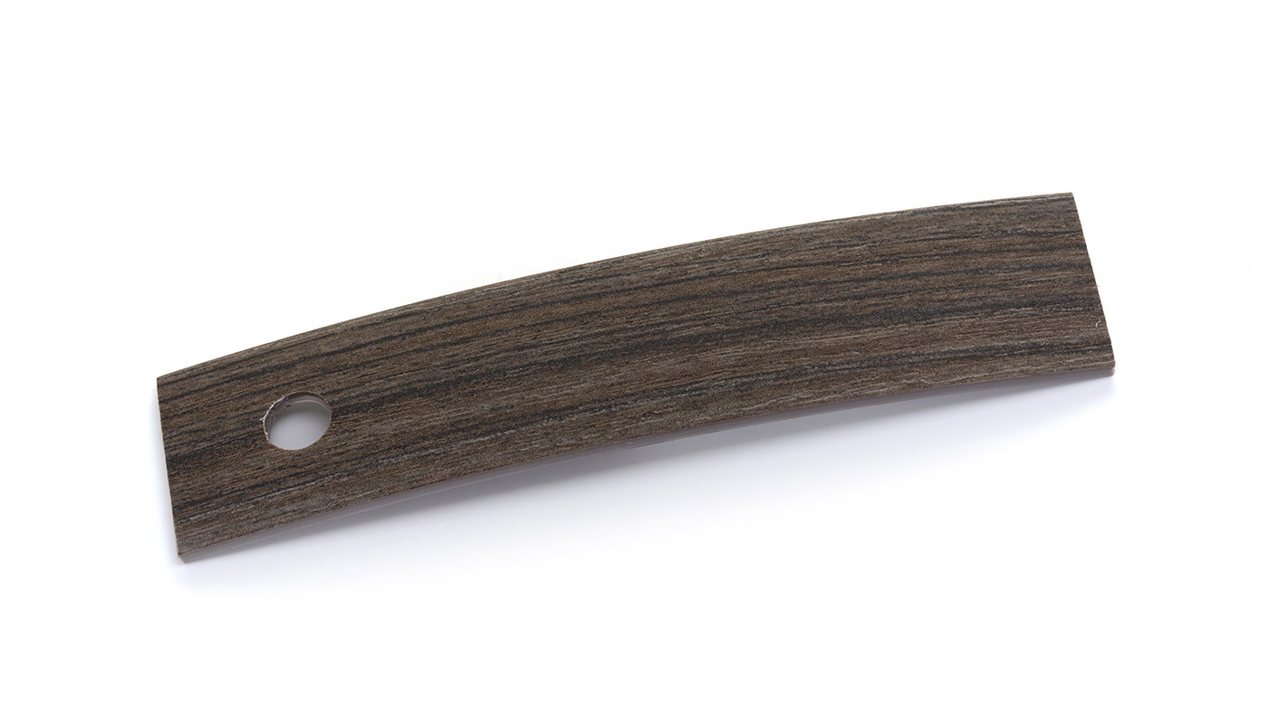 Bordo Plastica  ABS Olmo Marrone Scuro DECORO LEGNO