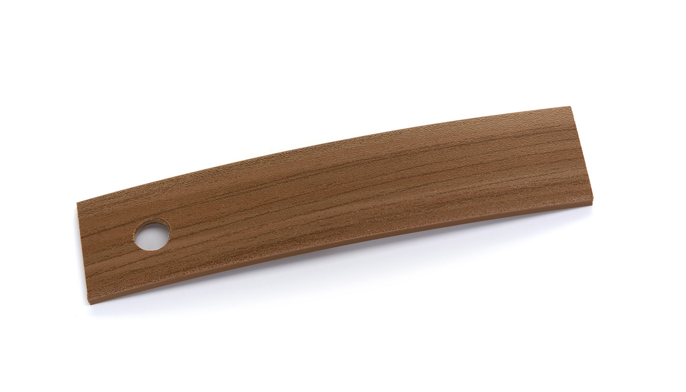 Bordo Plastica  ABS Noce DECORO LEGNO