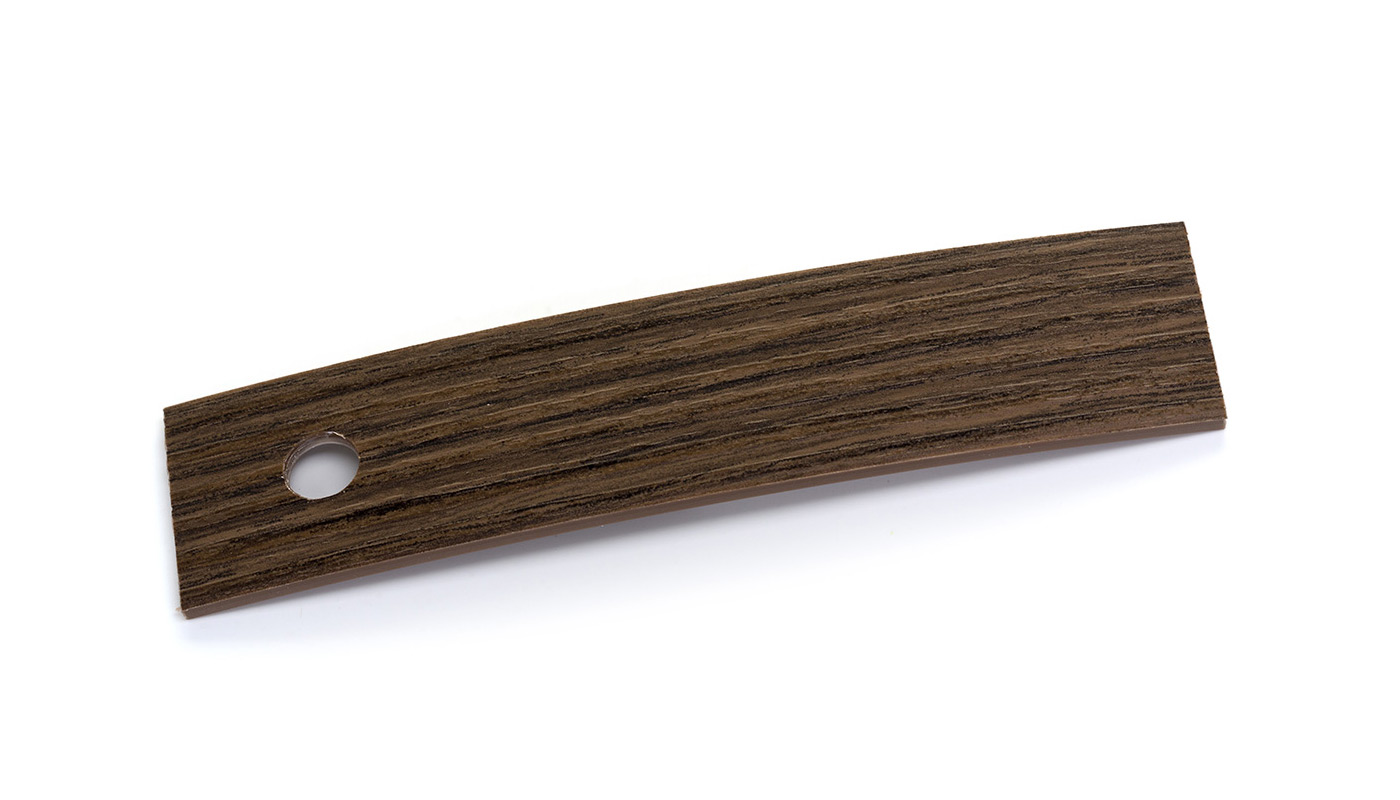 Bordo Plastica  ABS Rovere Moro DECORO LEGNO