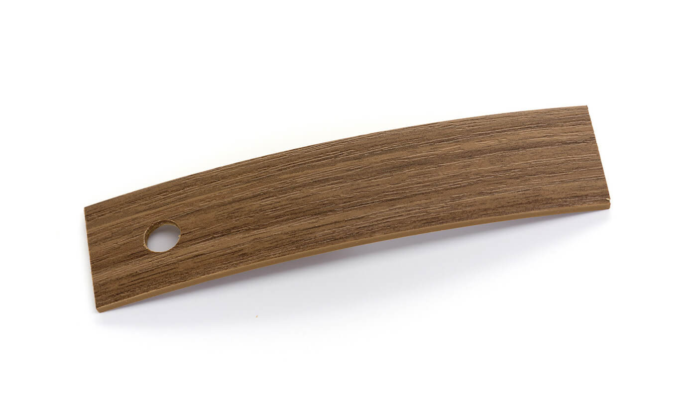 Bordo Plastica  ABS Noce Canaletto DECORO LEGNO