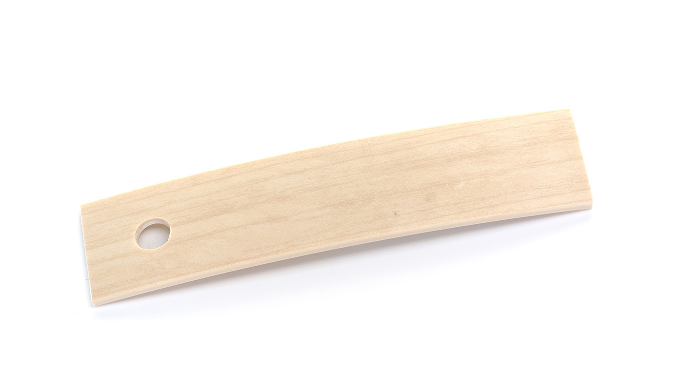 Bordo Plastica  ABS Acero Bianco DECORO LEGNO