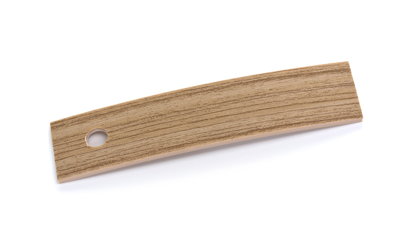 Bordo Plastica  ABS Noce DECORO LEGNO