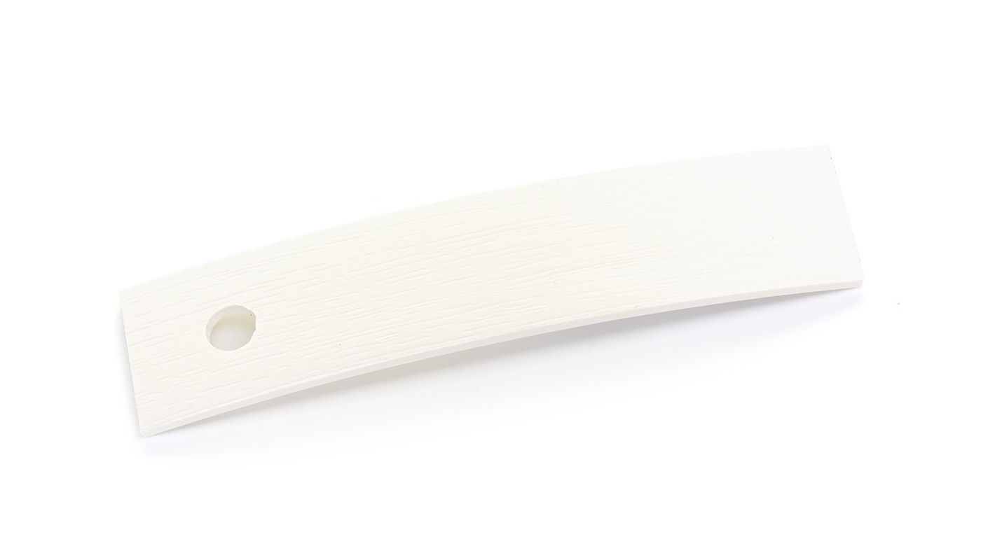 Bordo Plastica  ABS Bianco TINTA UNITA