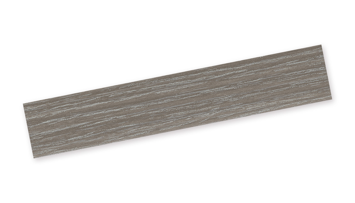 Bordo Plastica  ABS Rovere Grigio DECORO LEGNO