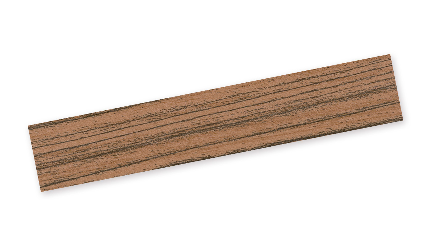 Bordo Plastica  ABS Zebrano DECORO LEGNO