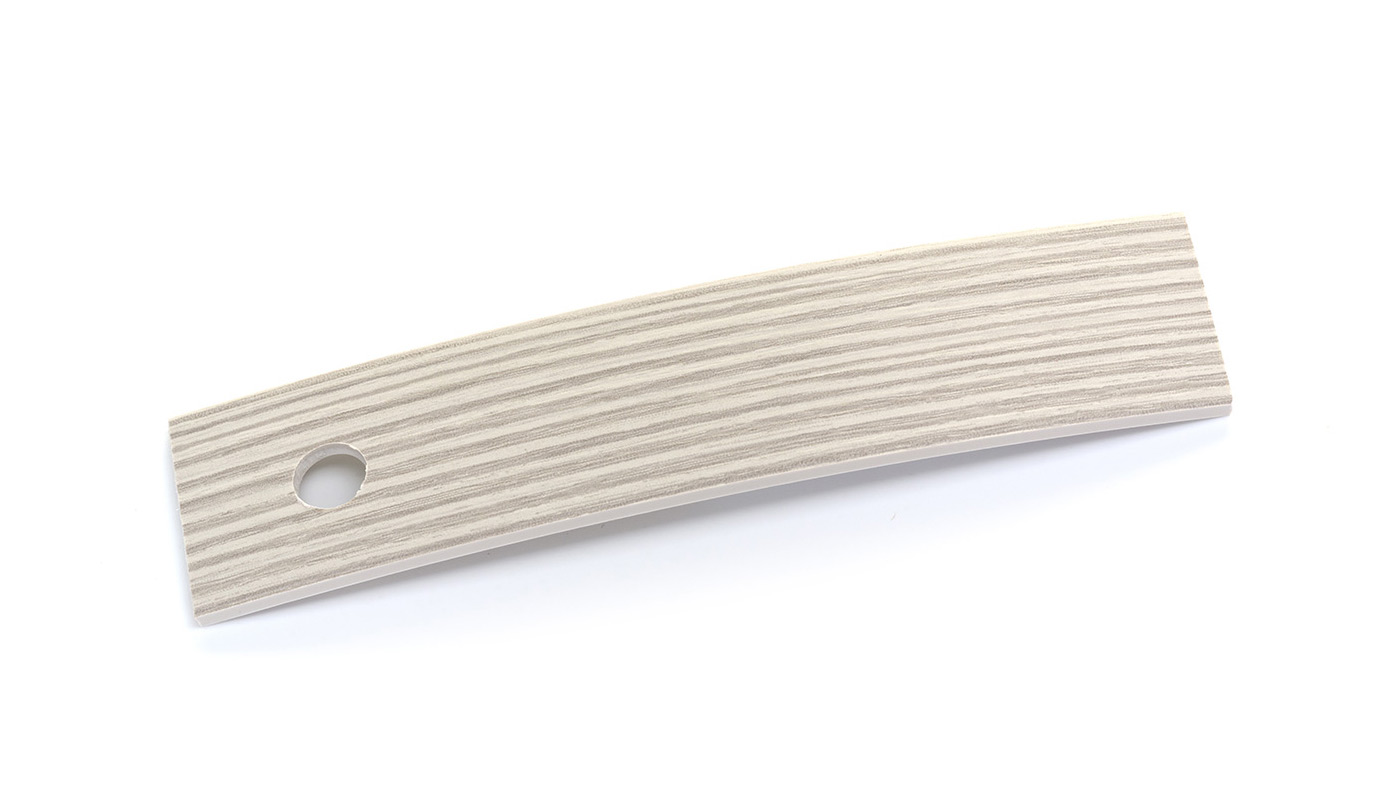 Bordo Plastica  ABS Madreperla Cenere DECORO LEGNO