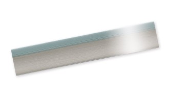 Bordo plastica PMMA Alluminio/Azzurro Lucido HIGH-GLOSS