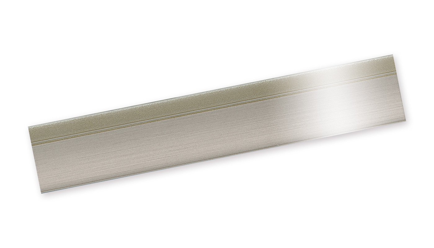 Bordo plastica PMMA Inox-Oro Lucido HIGH-GLOSS