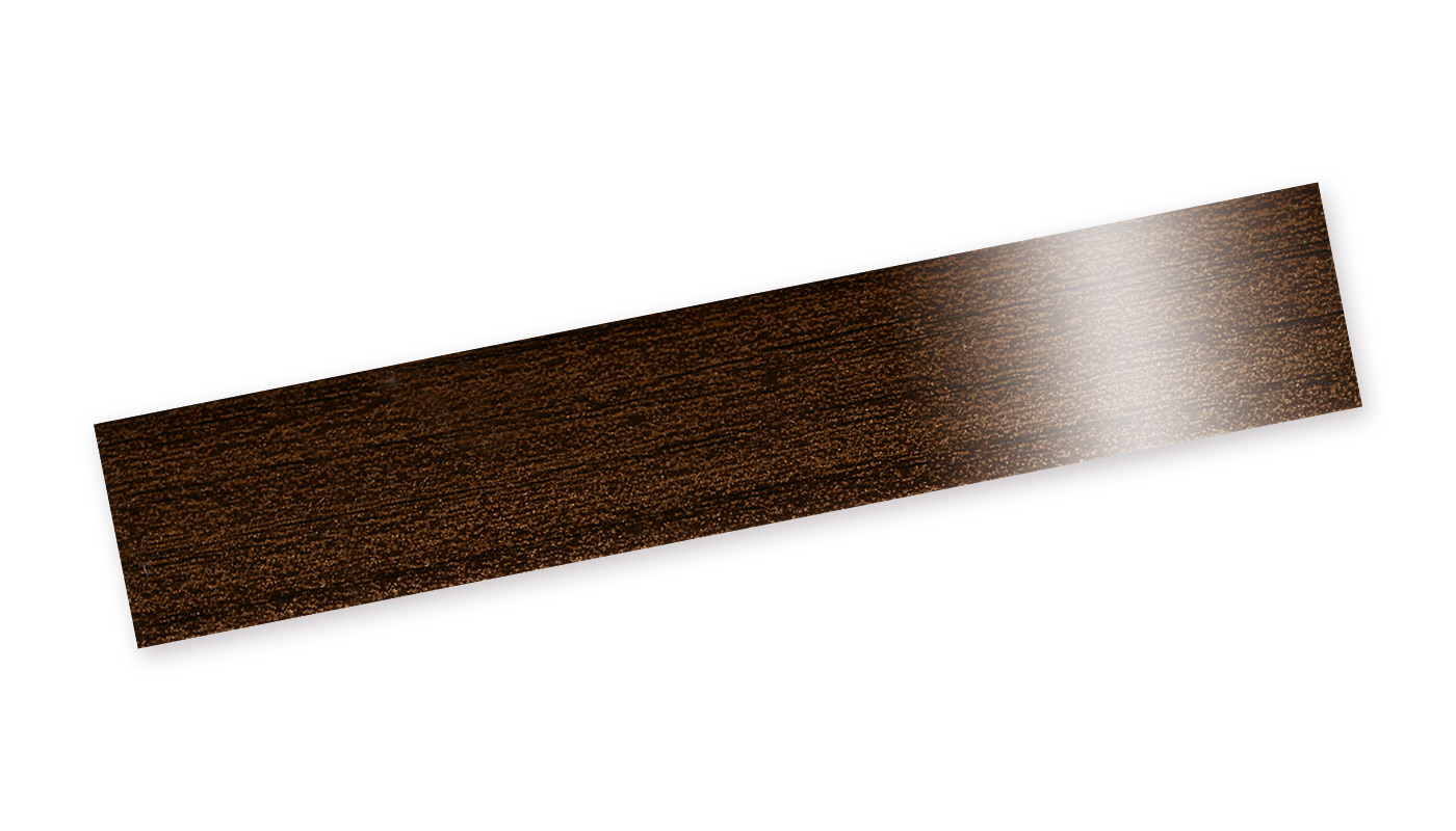 Bordo plastica ABS Olmo Scuro Lucido HIGH-GLOSS