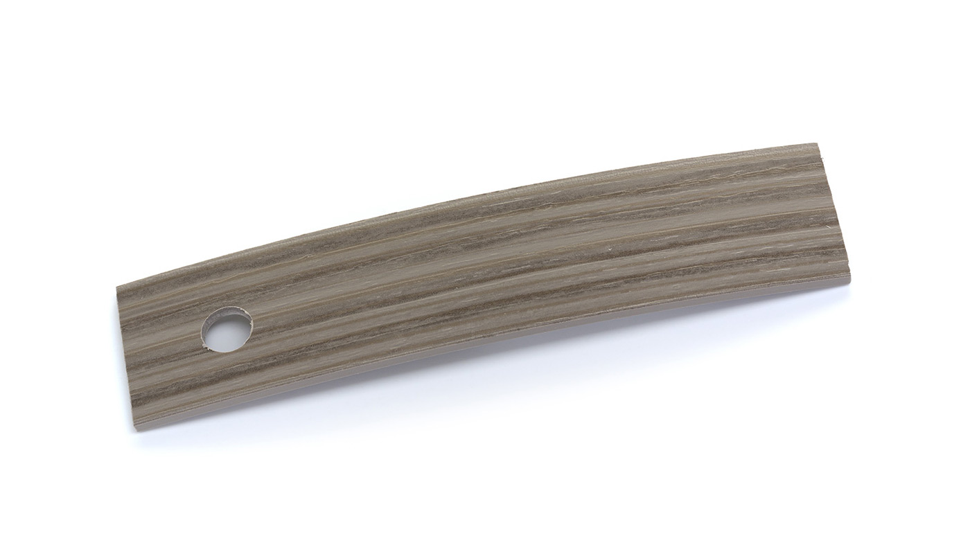 Bordo Plastica  ABS Grigio DECORO LEGNO