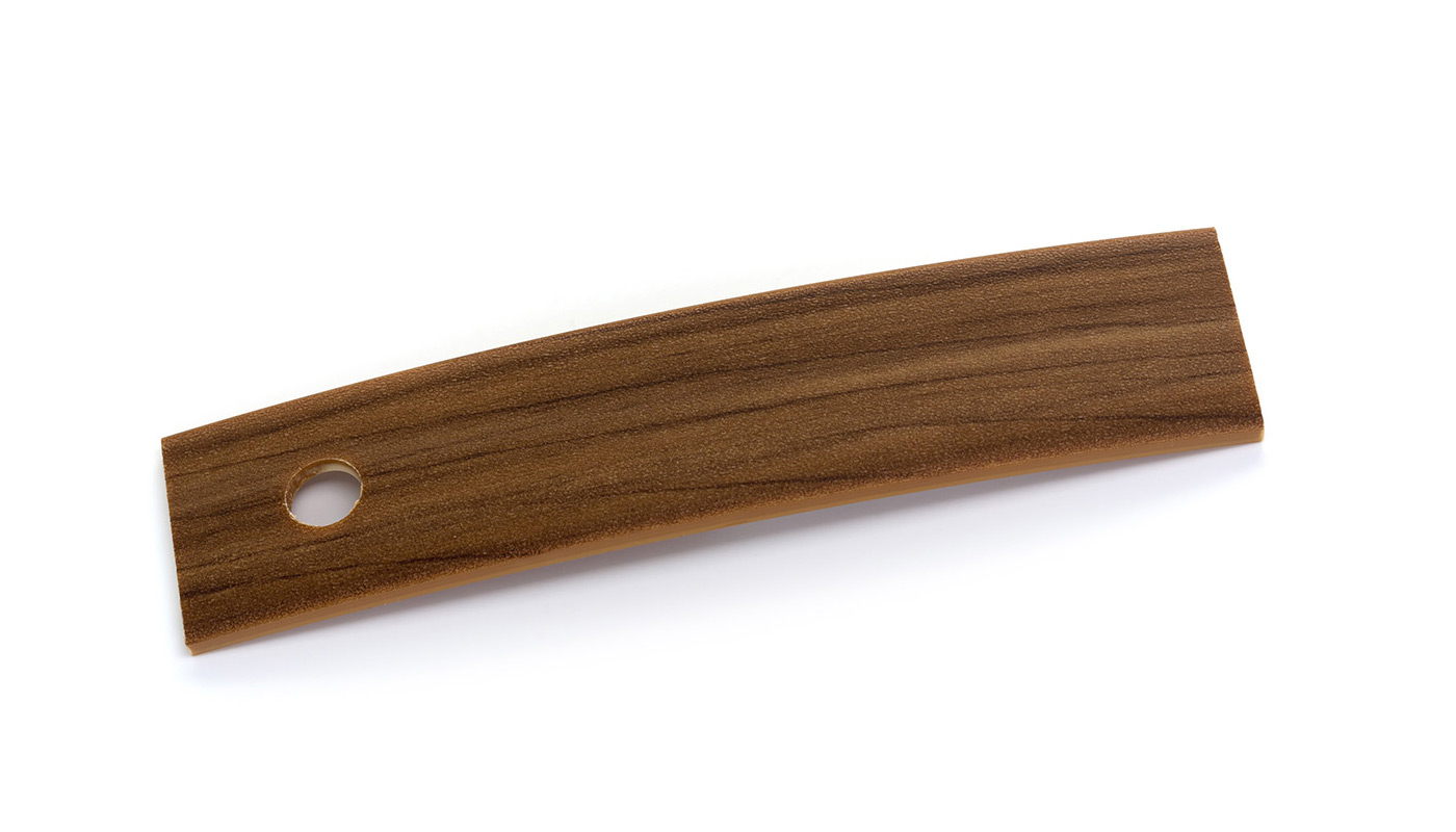 Bordo Plastica  ABS Prugno DECORO LEGNO