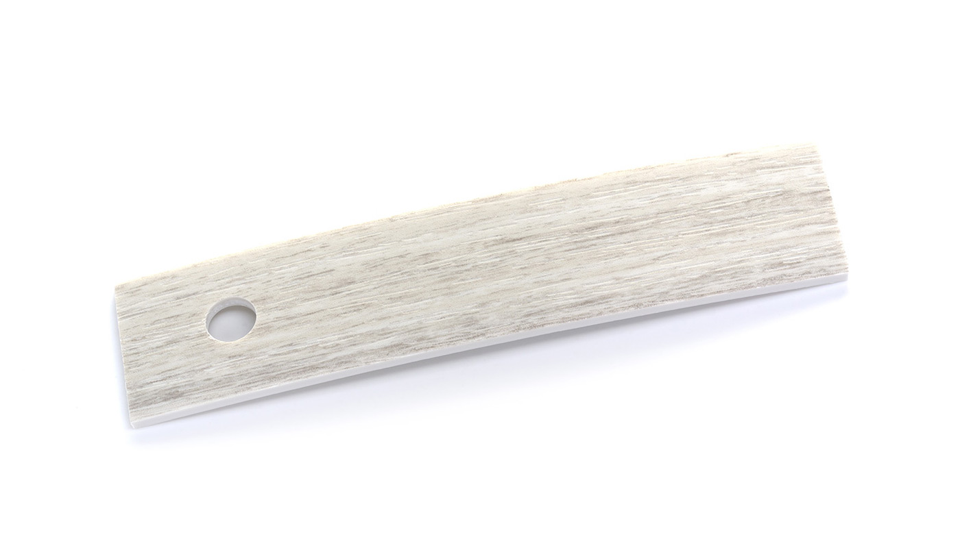 Bordo Plastica  ABS Rovere Craft Bianco DECORO LEGNO