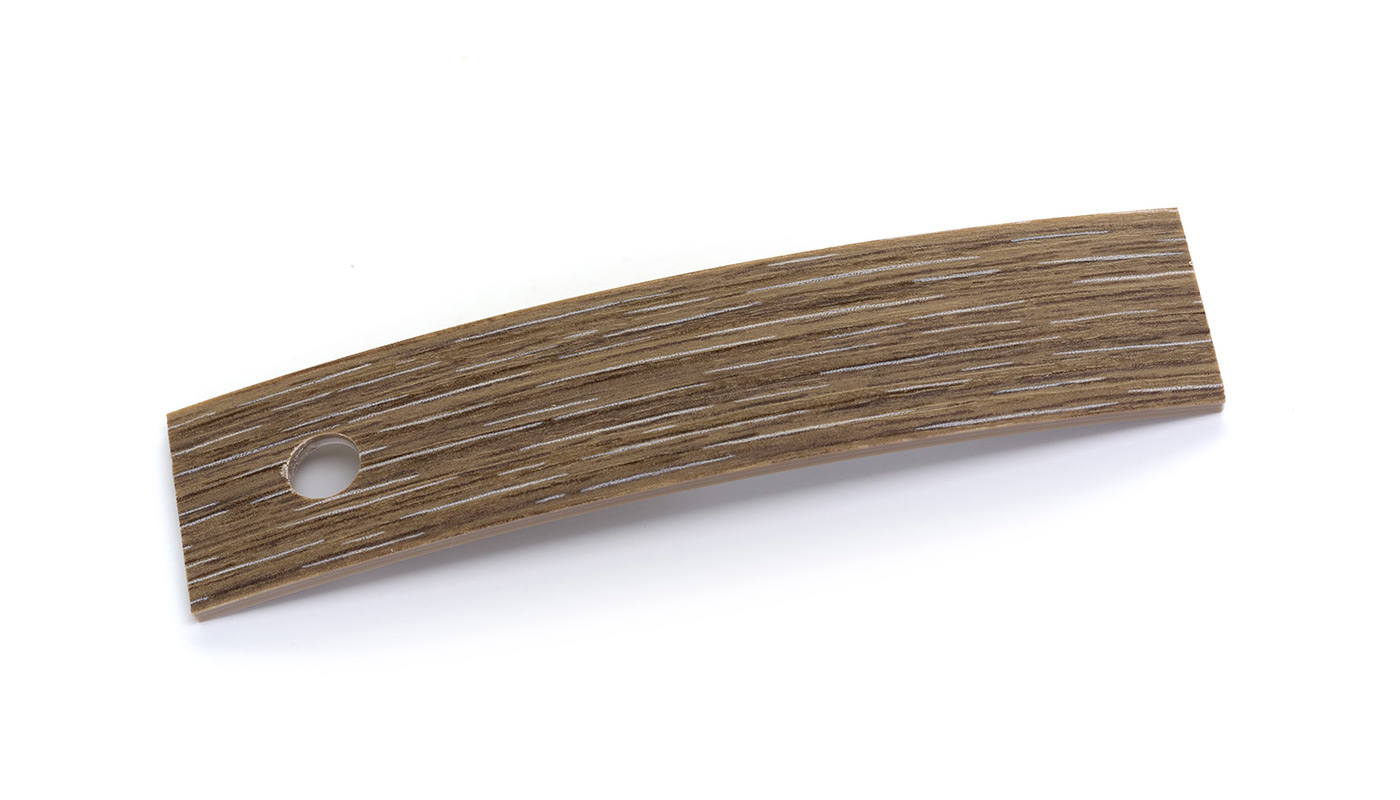 Bordo Plastica  ABS Rovere Castello Scuro DECORO LEGNO