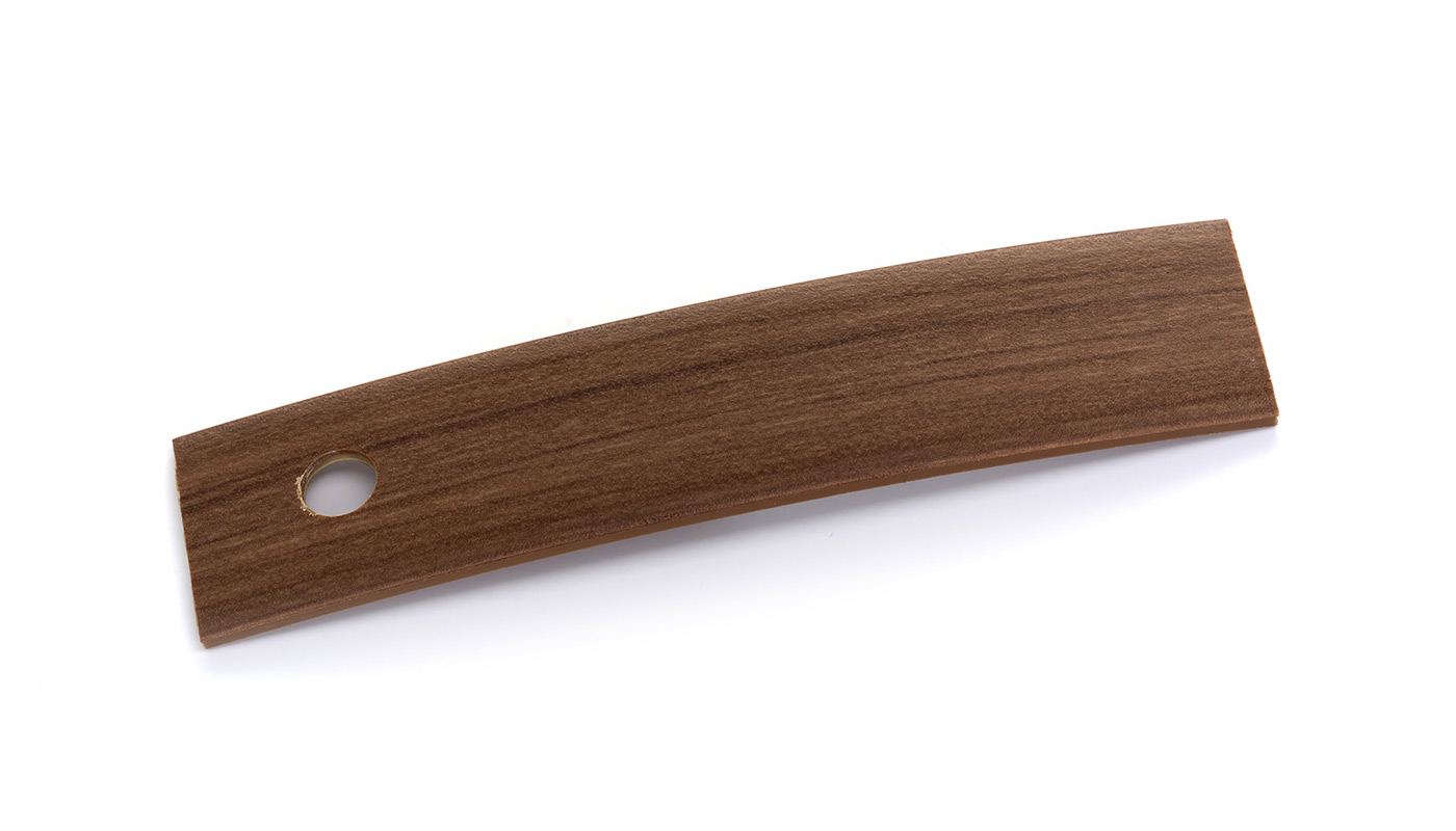 Bordo Plastica  ABS Prugno DECORO LEGNO