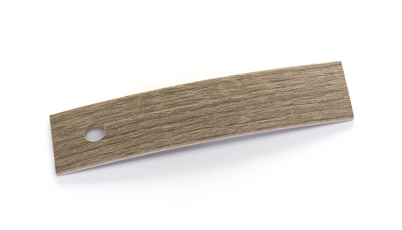 Bordo Plastica  ABS Rovere Nebraska Grigio DECORO LEGNO