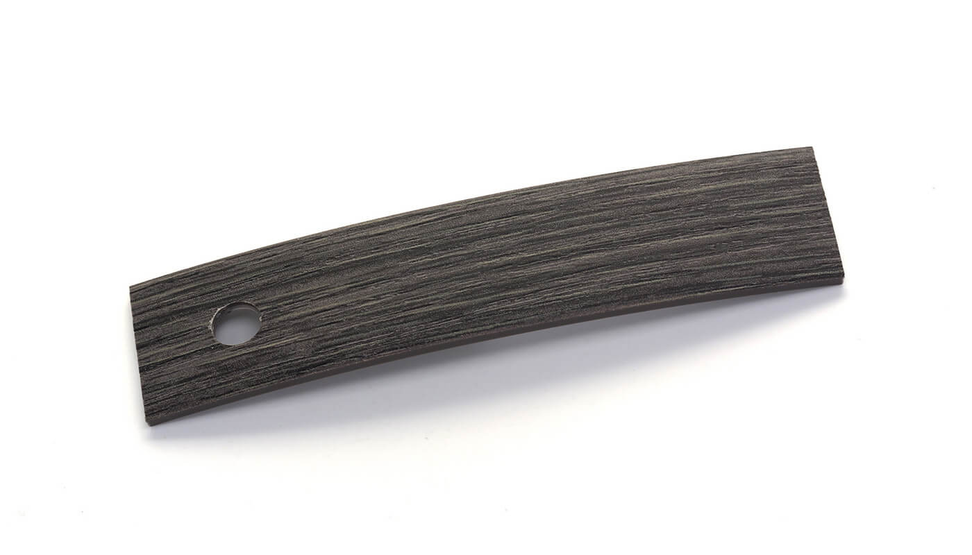 Bordo Plastica  ABS Rovere Grigio DECORO LEGNO