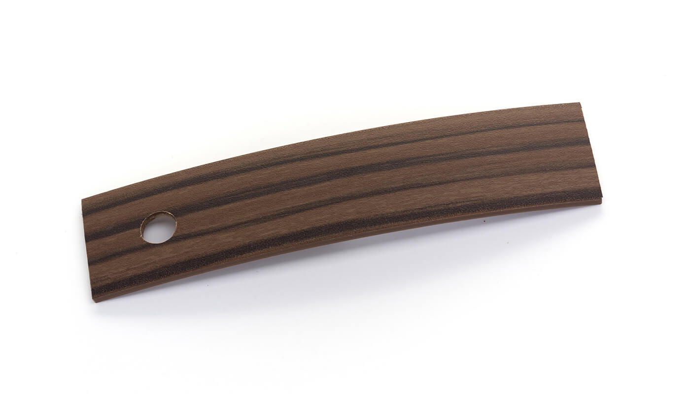 Bordo Plastica  ABS Oliva Scuro DECORO LEGNO