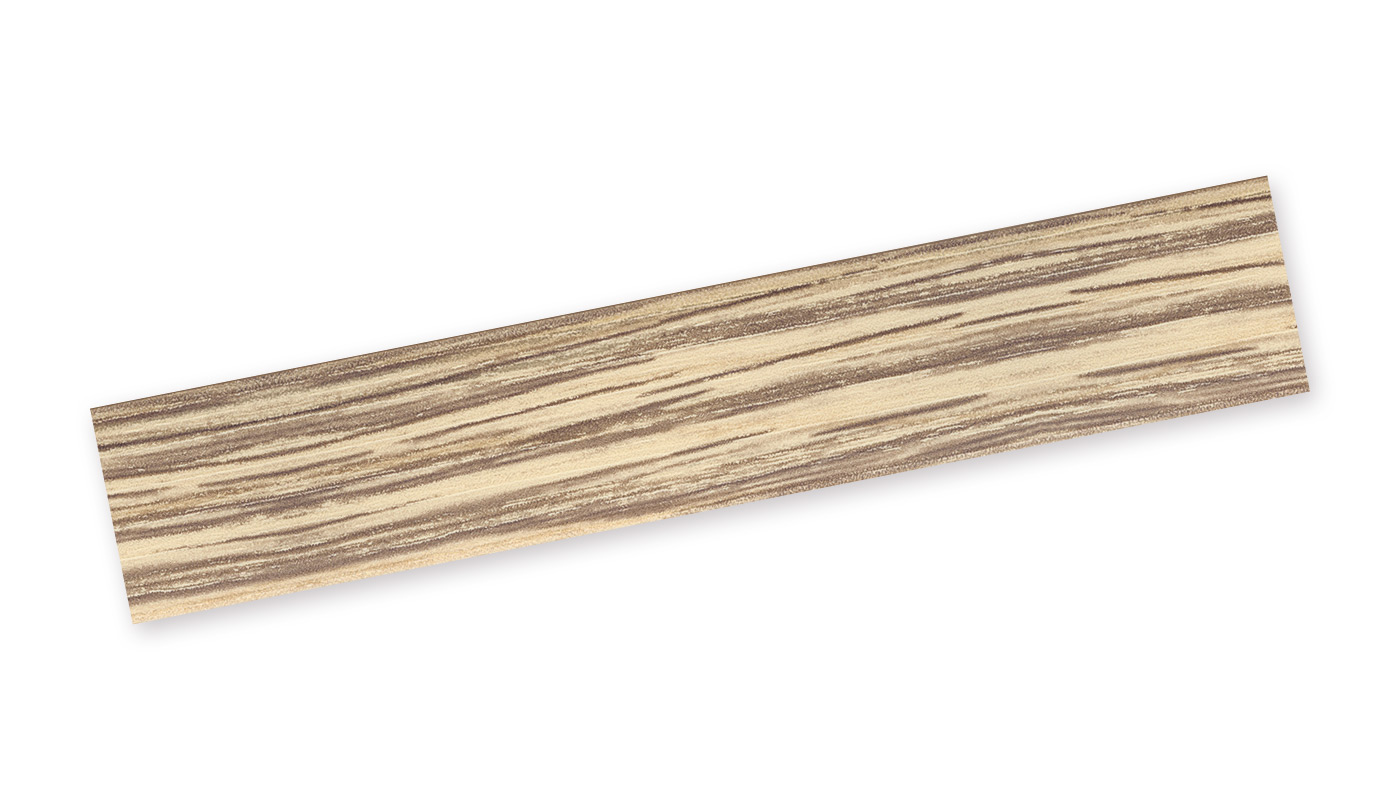 Bordo Plastica  ABS Zebrano Crema DECORO LEGNO