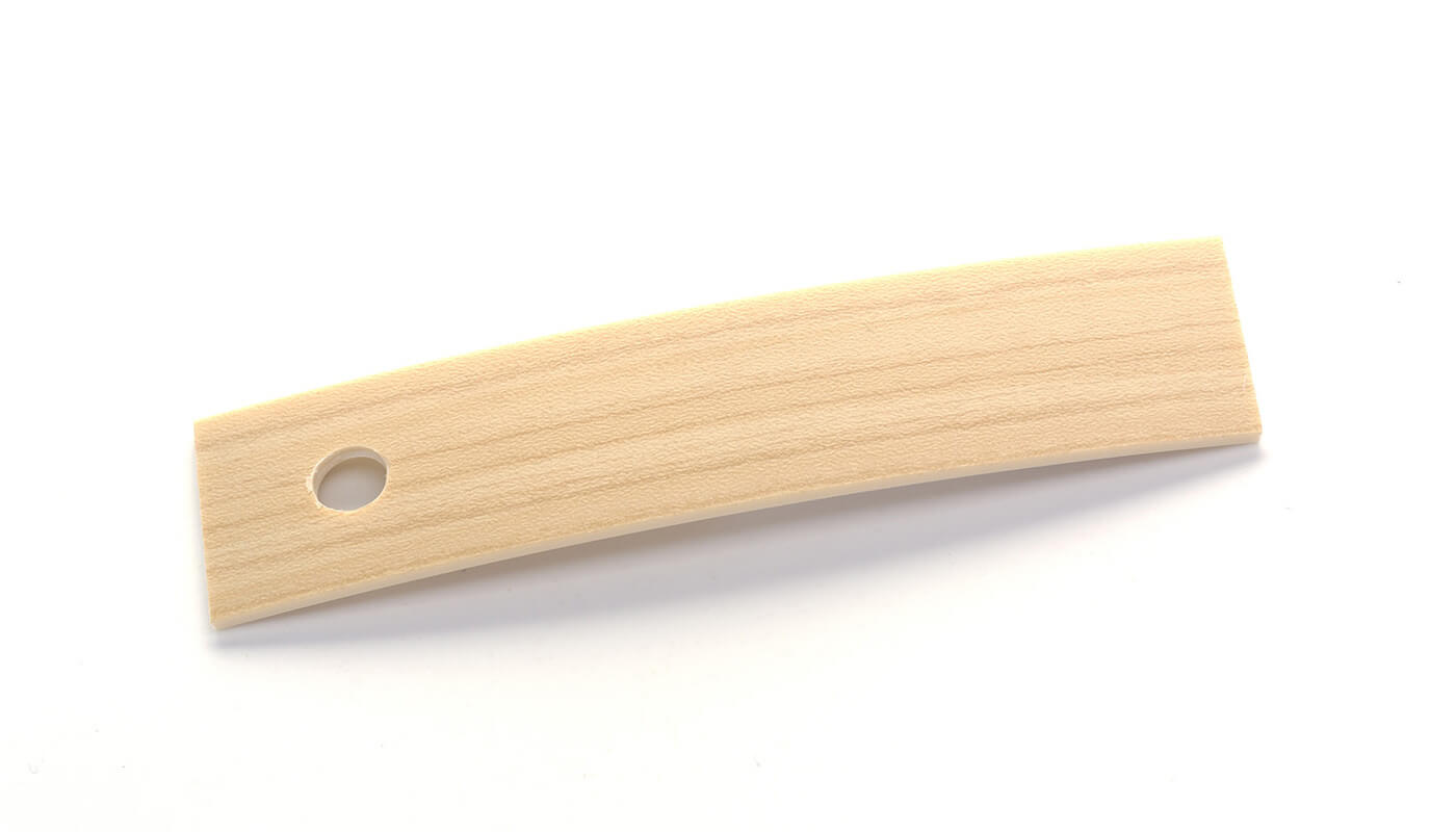 Bordo Plastica  ABS Acero DECORO LEGNO