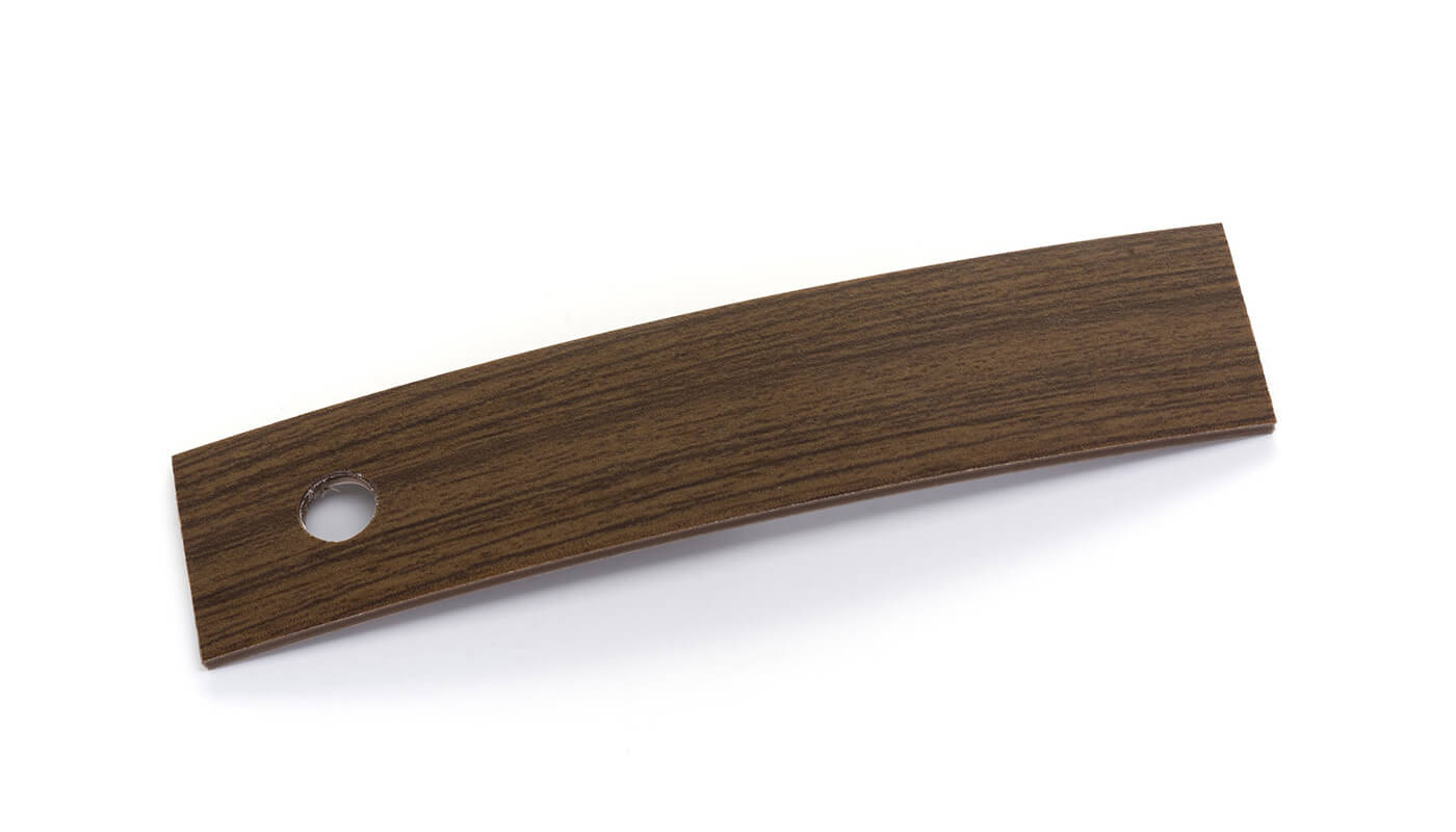 Bordo Plastica  ABS Noce DECORO LEGNO