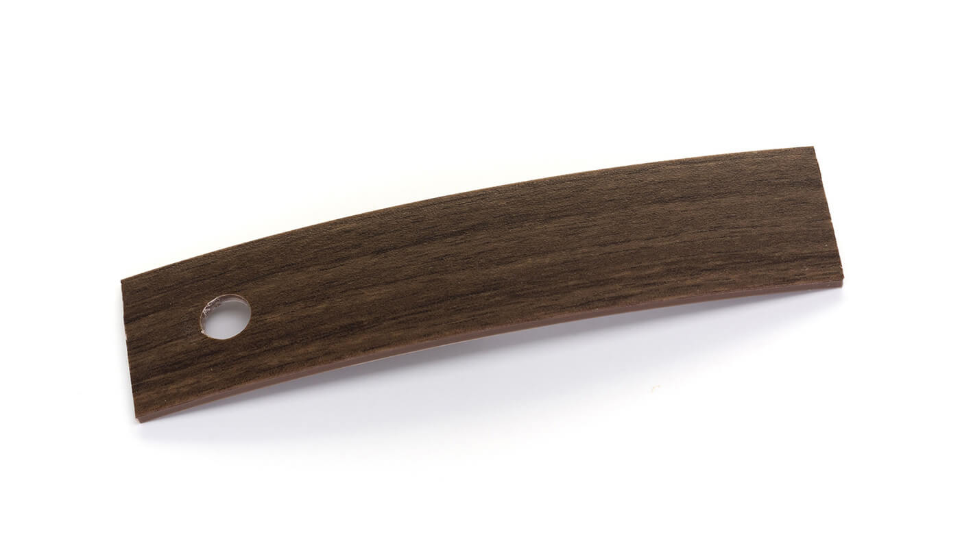 Bordo Plastica  ABS Noce Caravaggio DECORO LEGNO