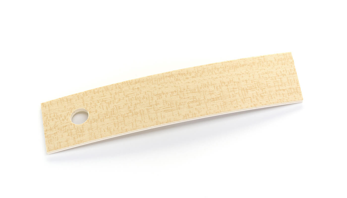 Bordo Plastica  ABS Acero DECORO LEGNO