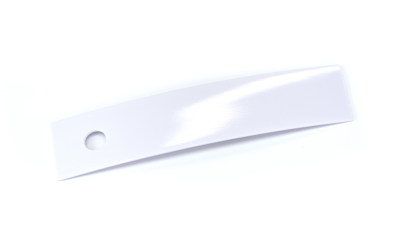 Bordo plastica ABS Bianco Lucido HIGH-GLOSS