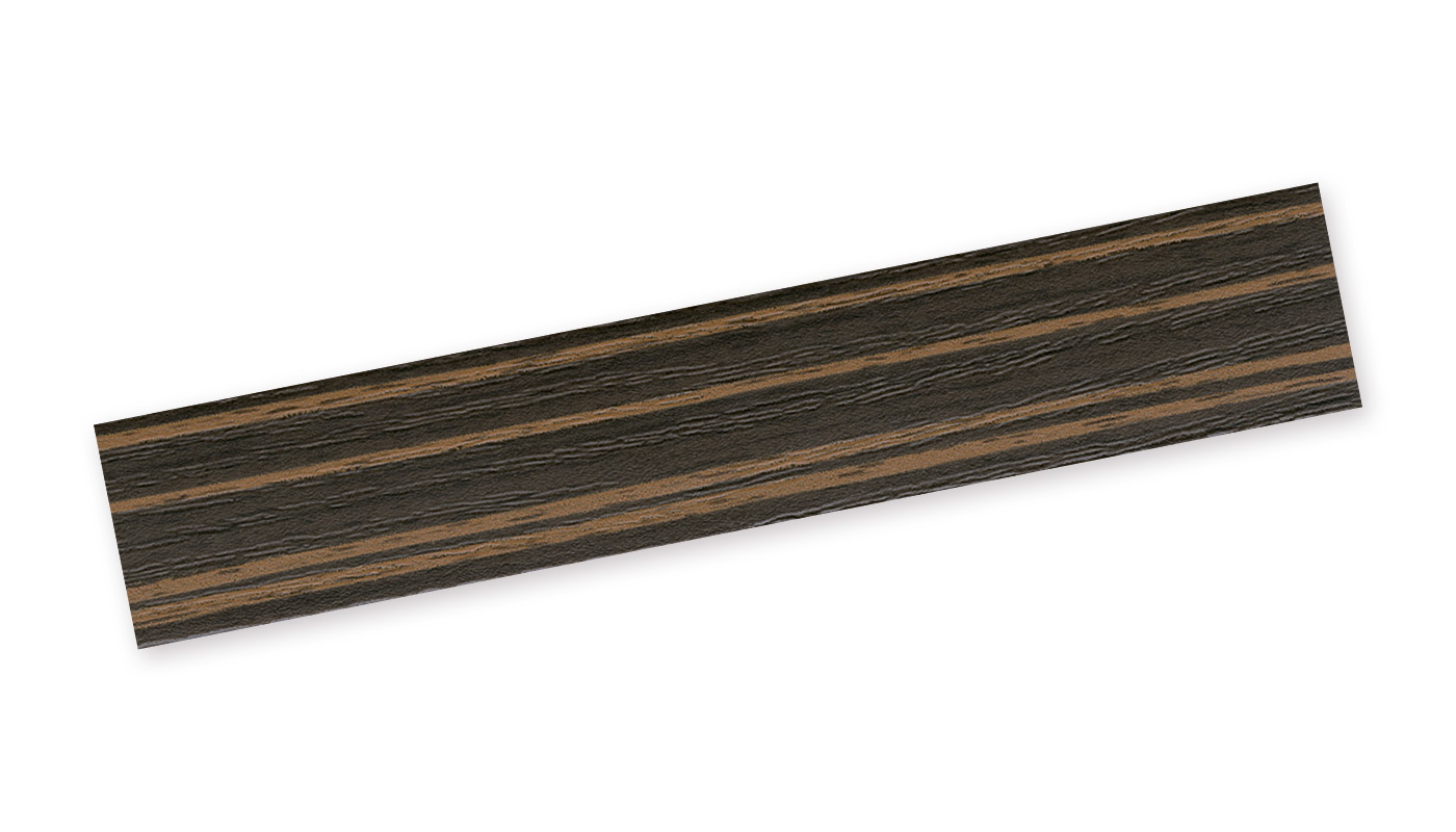 Bordo Plastica  ABS Zebrano Nuovo DECORO LEGNO