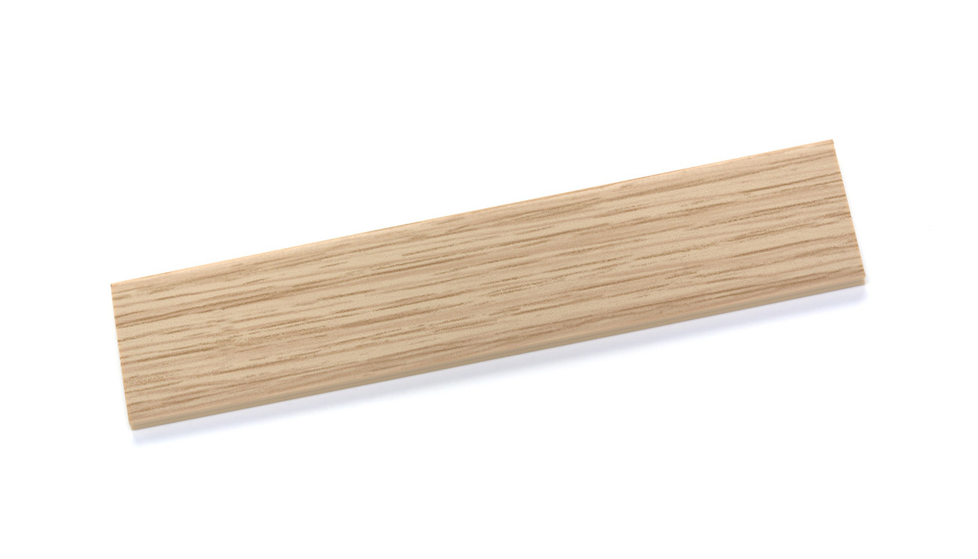 Bordo Plastica  ABS Rovere Sbiancato DECORO LEGNO
