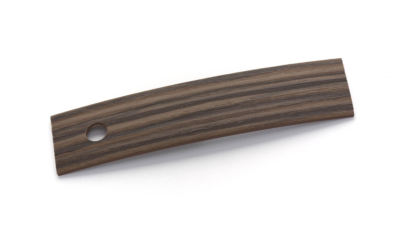 Bordo Plastica  ABS Marrone Stile Cenere DECORO LEGNO