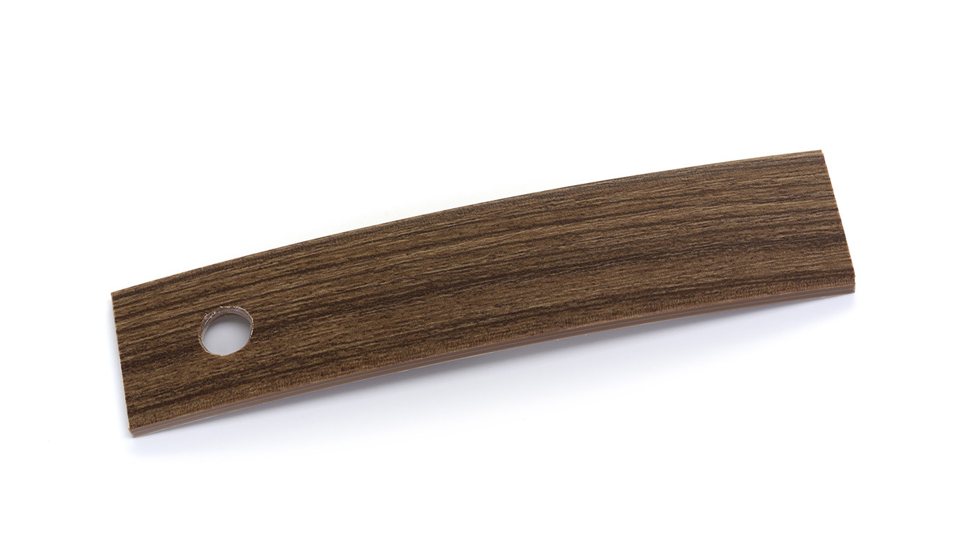 Bordo Plastica  ABS Noce DECORO LEGNO
