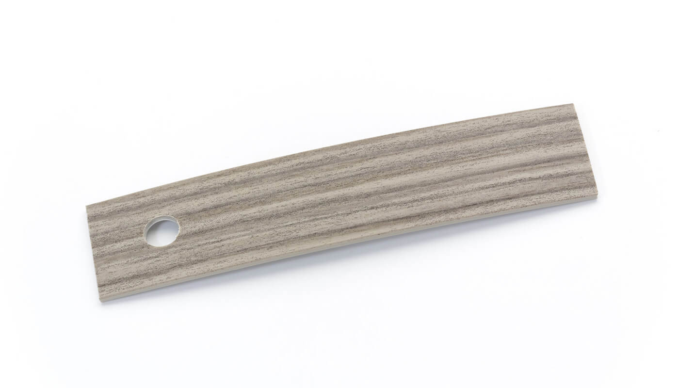 Bordo Plastica  ABS Grigio Cenere DECORO LEGNO
