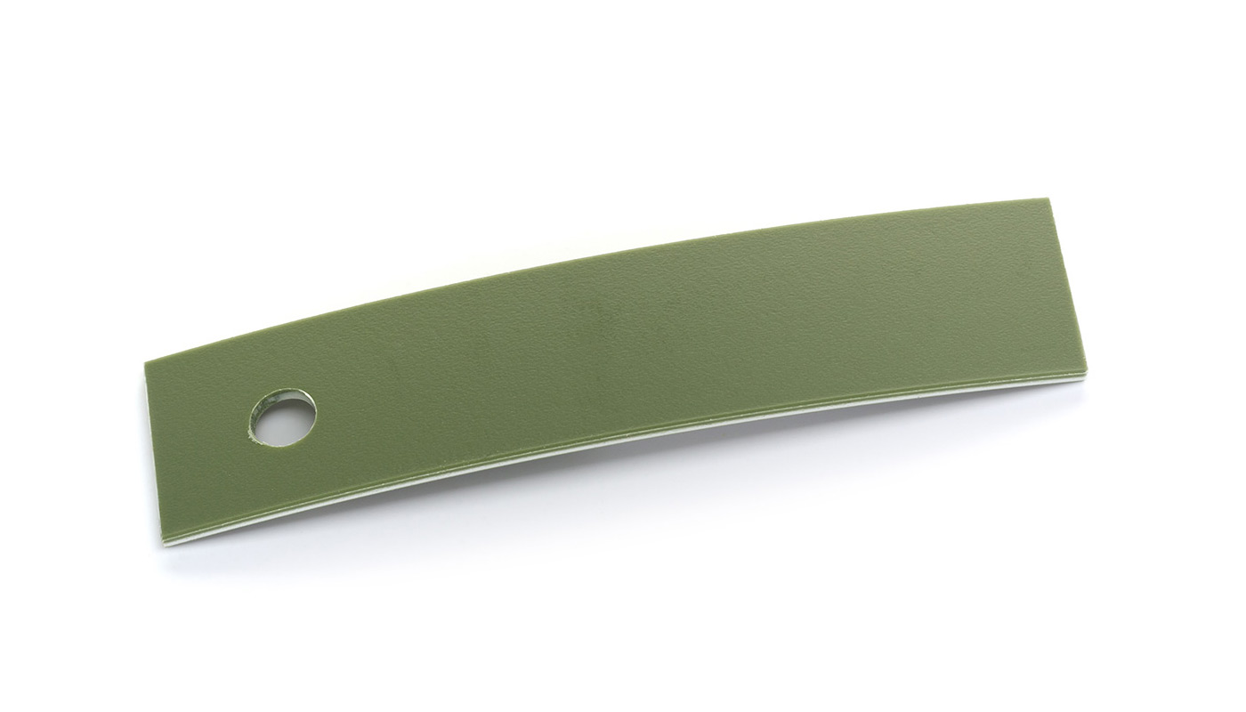 Bordo Plastica  ABS Verde Velluto TINTA UNITA